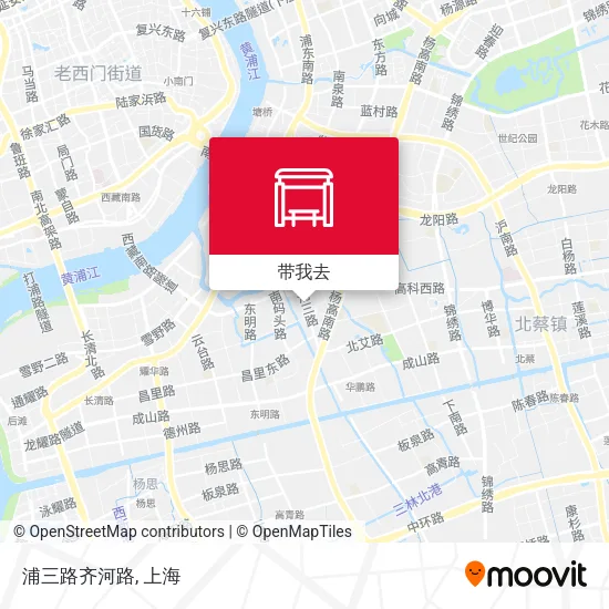 浦三路齐河路地图