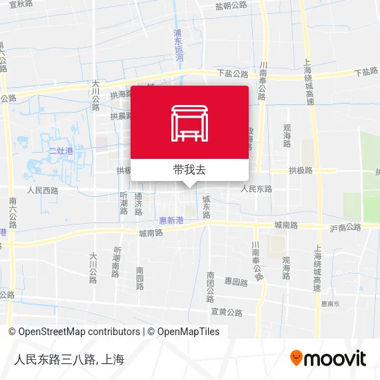 人民东路三八路地图