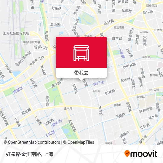 虹泉路金汇南路地图