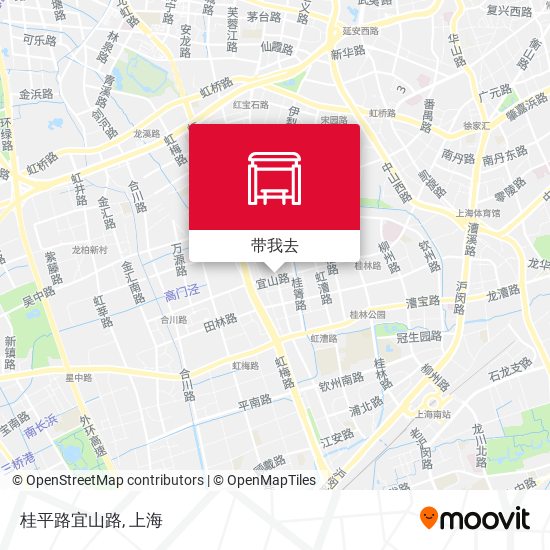 桂平路宜山路地图