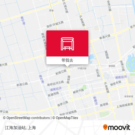 江海加油站地图