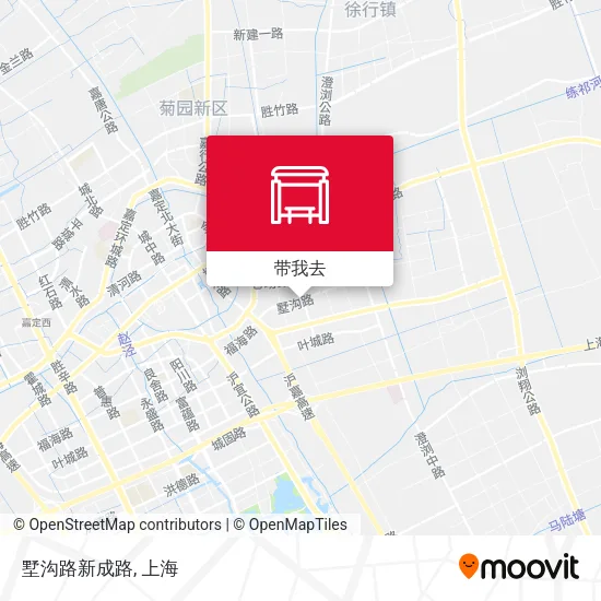 墅沟路新成路地图