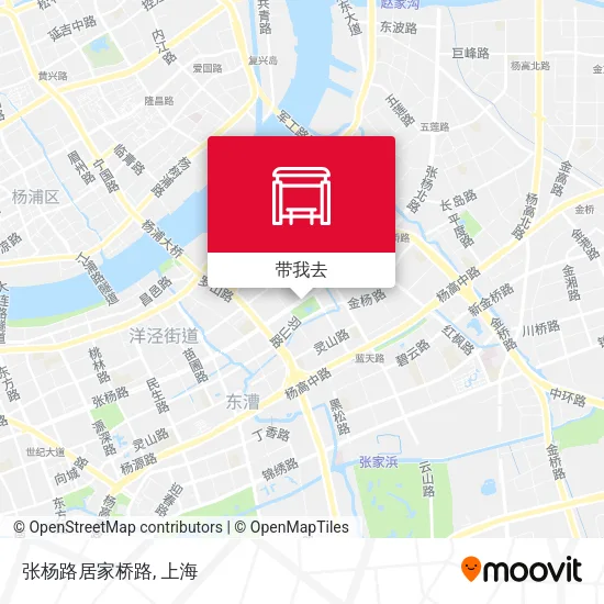 张杨路居家桥路地图