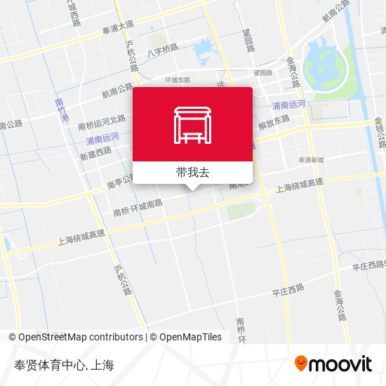 奉贤体育中心地图