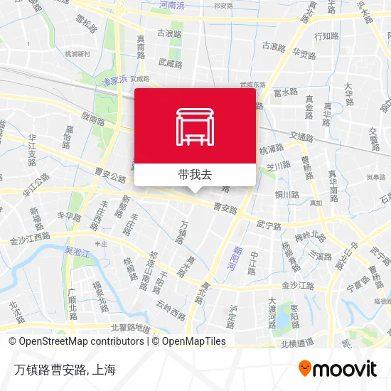 万镇路曹安路地图