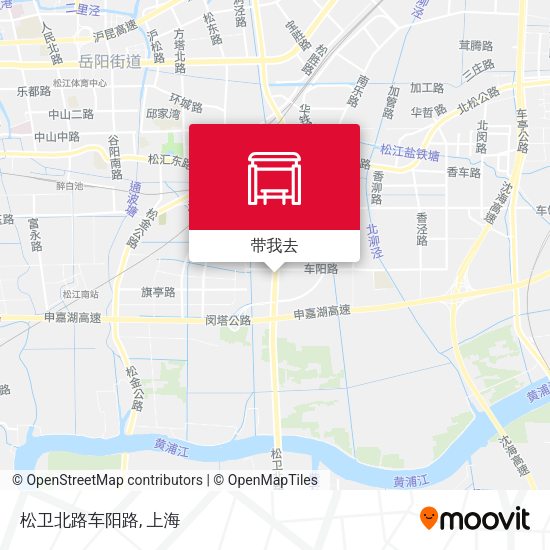 松卫北路车阳路地图