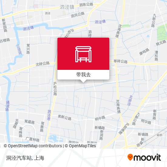 洞泾汽车站地图