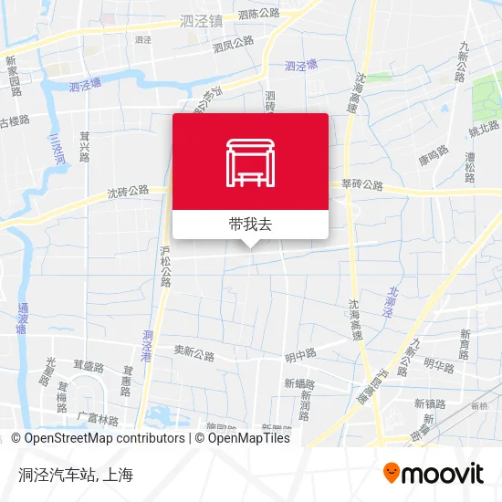 洞泾汽车站地图