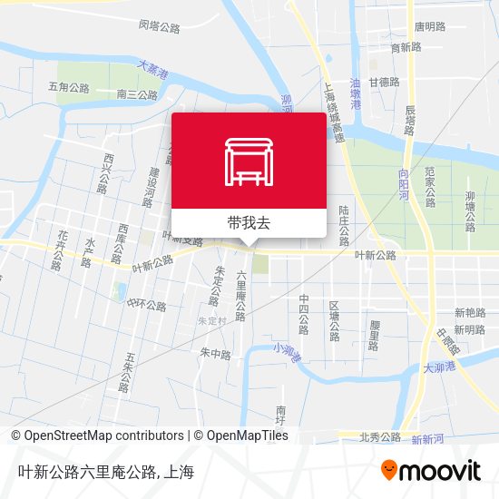 叶新公路六里庵公路地图