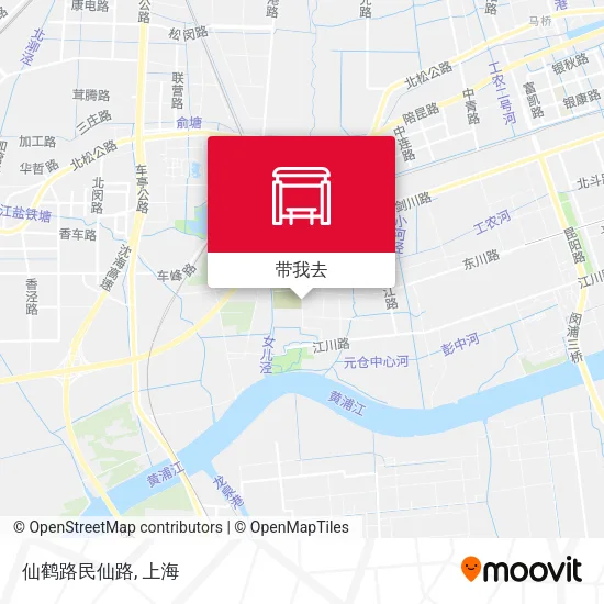 仙鹤路民仙路地图