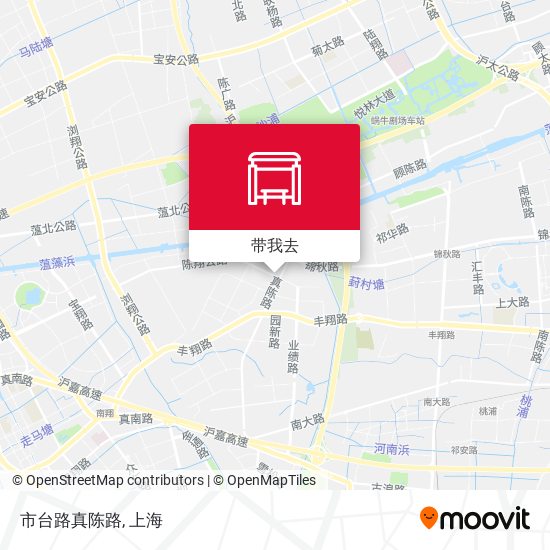 市台路真陈路地图