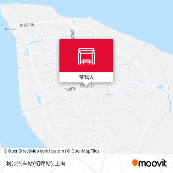 横沙汽车站(招呼站)地图