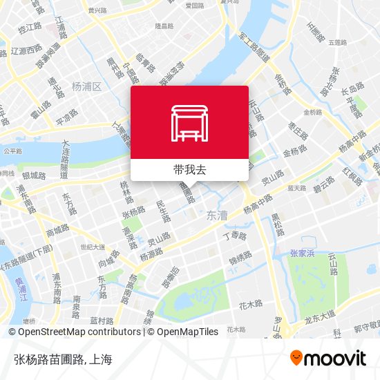 张杨路苗圃路地图