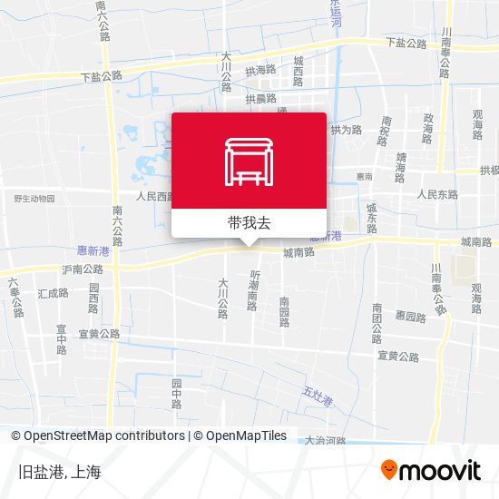 旧盐港地图