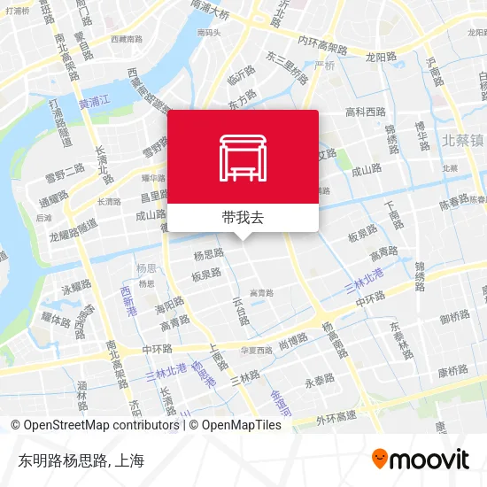 东明路杨思路地图