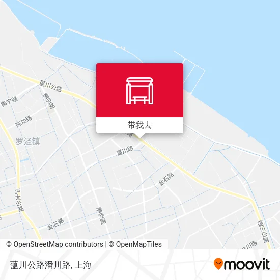 蕰川公路潘川路地图
