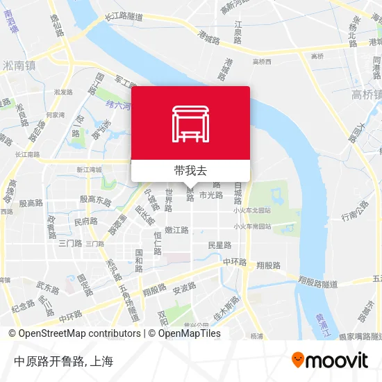 中原路开鲁路地图
