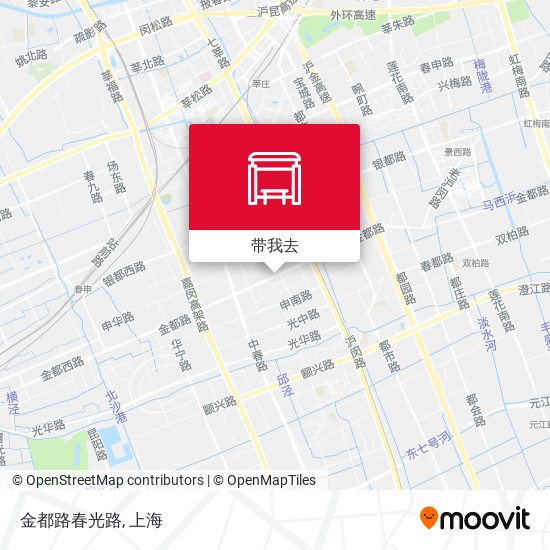 金都路春光路地图