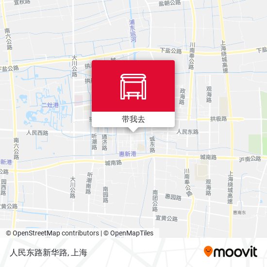 人民东路新华路地图