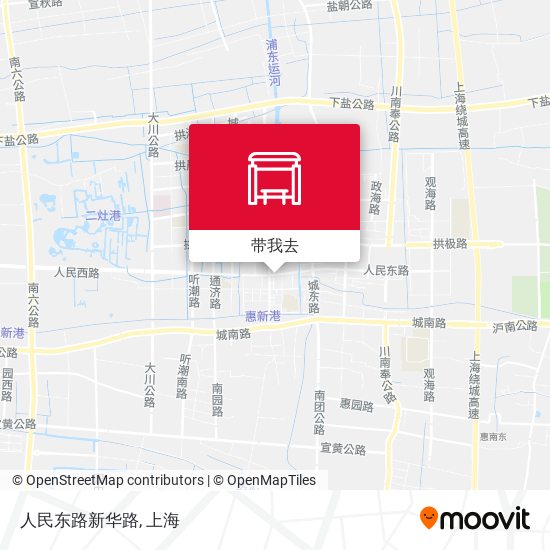 人民东路新华路地图