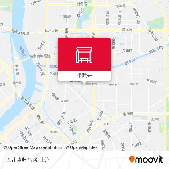 五莲路归昌路地图