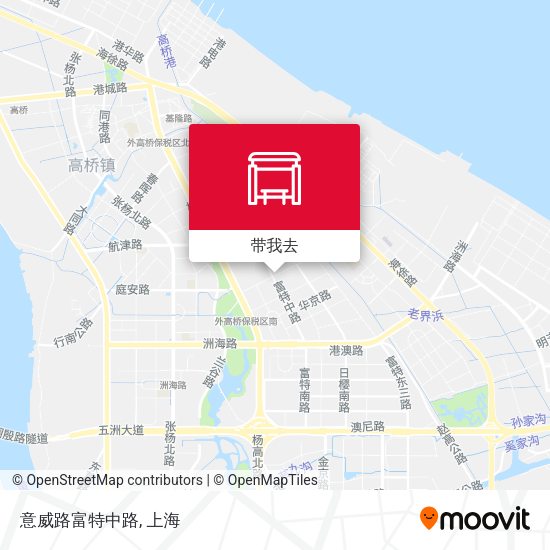 意威路富特中路地图