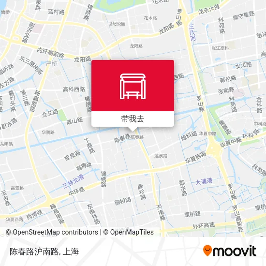 陈春路沪南路地图