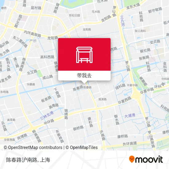 陈春路沪南路地图