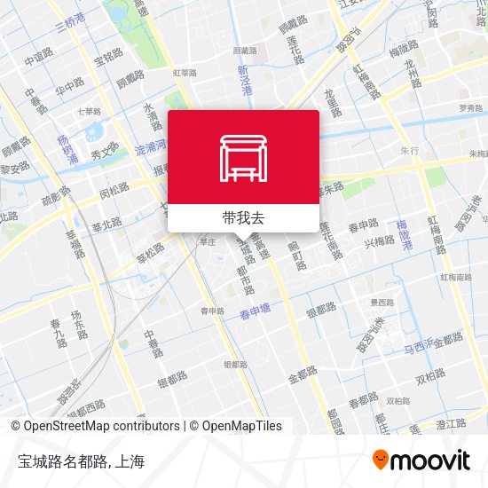 宝城路名都路地图
