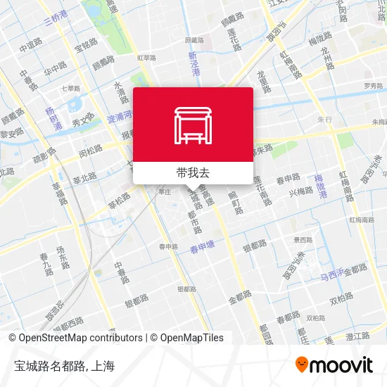 宝城路名都路地图