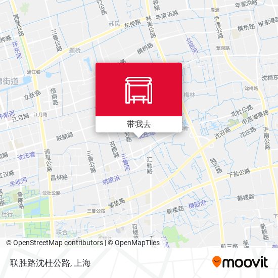 联胜路沈杜公路地图