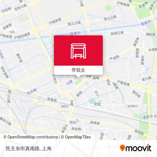 民主东街真南路地图