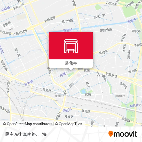 民主东街真南路地图