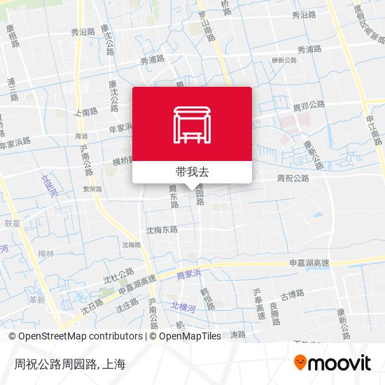 周祝公路周园路地图