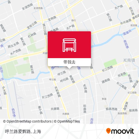 呼兰路爱辉路地图