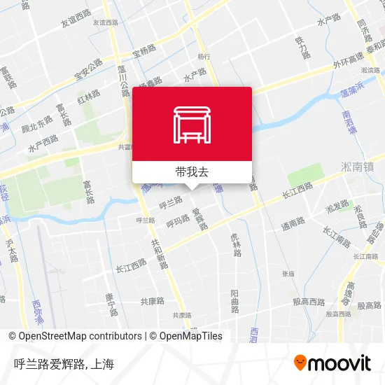 呼兰路爱辉路地图