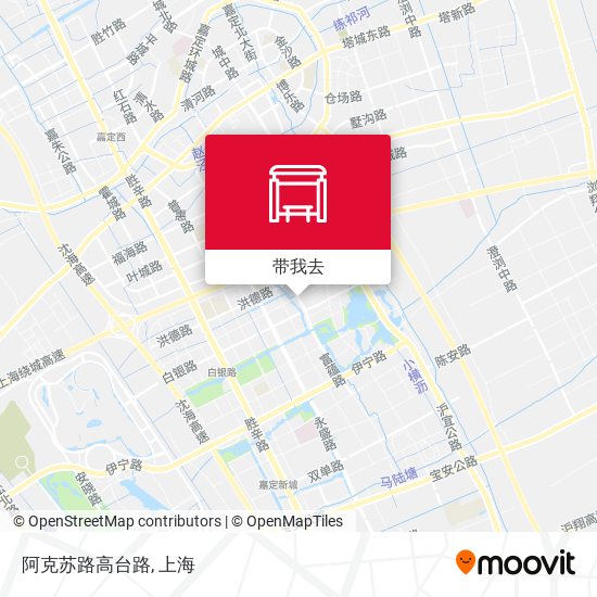 阿克苏路高台路地图