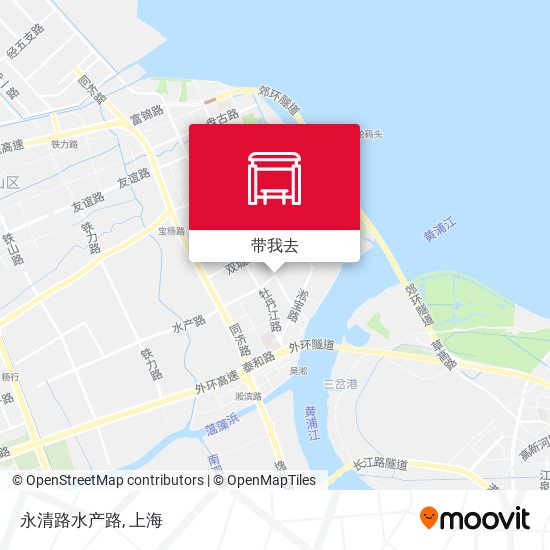 永清路水产路地图