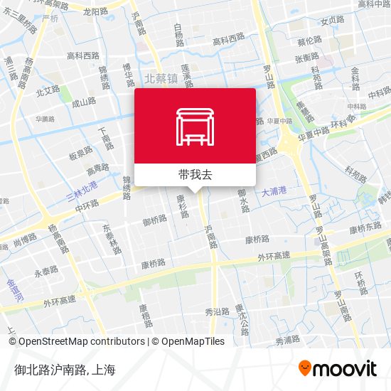 御北路沪南路地图