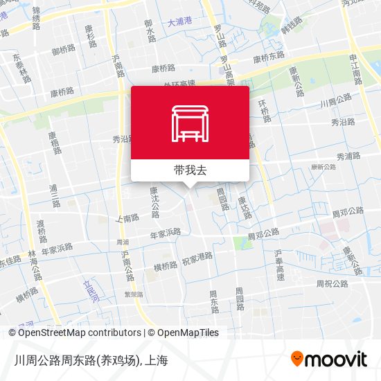 川周公路周东路(养鸡场)地图