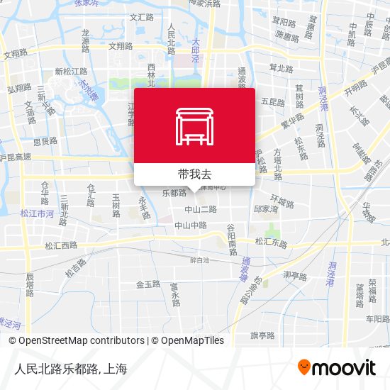 人民北路乐都路地图