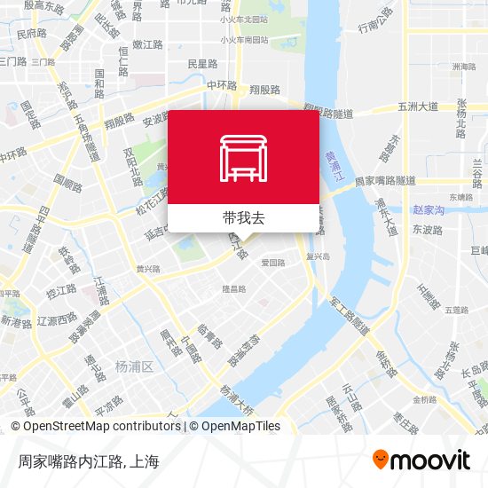 周家嘴路内江路地图