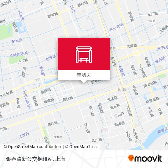 银春路新公交枢纽站地图