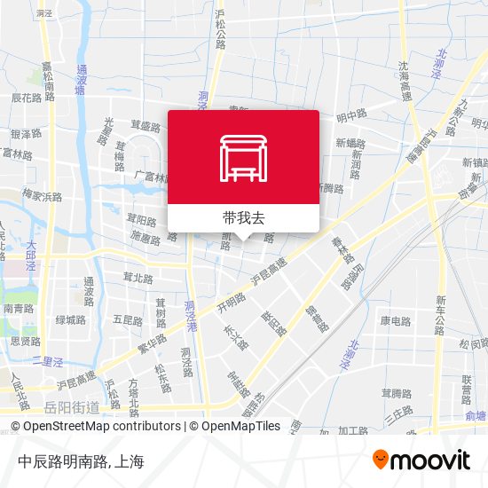 中辰路明南路地图