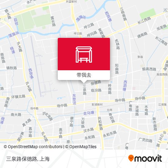 三泉路保德路地图