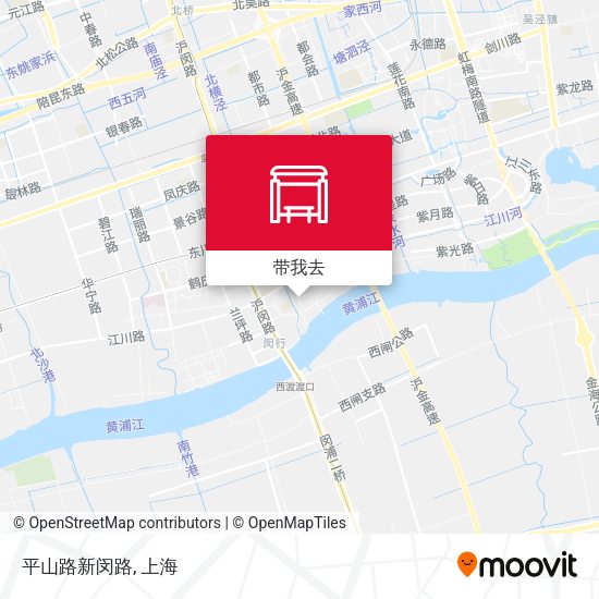 平山路新闵路地图