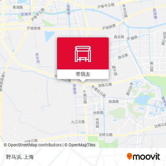 野马浜地图