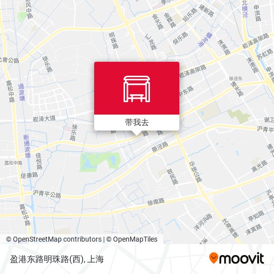 盈港东路明珠路(西)地图