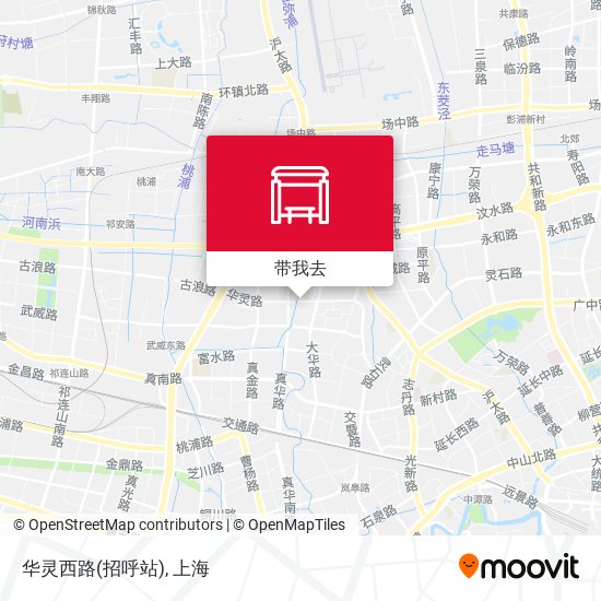 华灵西路(招呼站)地图