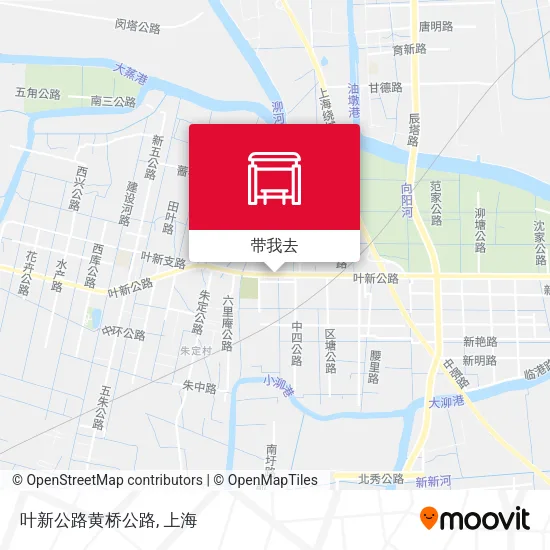叶新公路黄桥公路地图